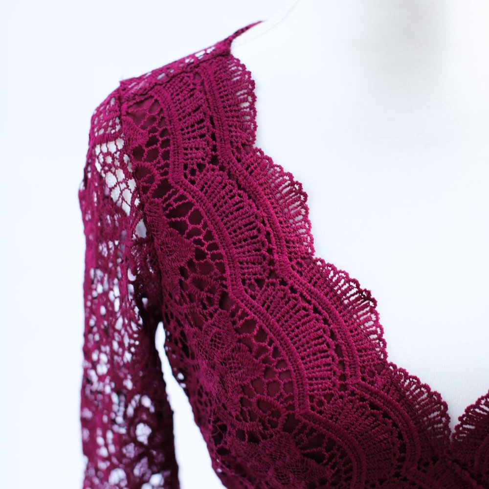 Lulus Lace Backless Dress - Picture 4 of 8